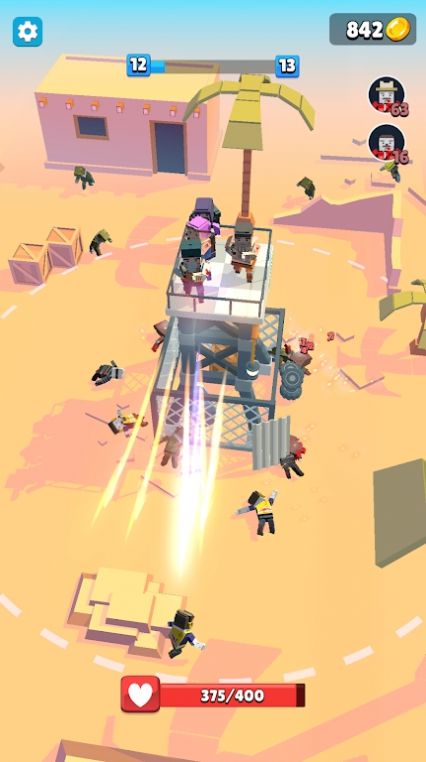 合并塔僵尸防御游戏