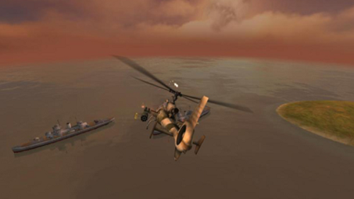 炮艇战3d直升机