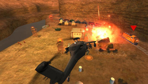 炮艇战3d直升机