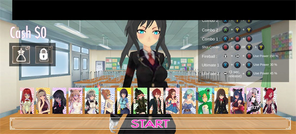 高中女生战斗模拟器