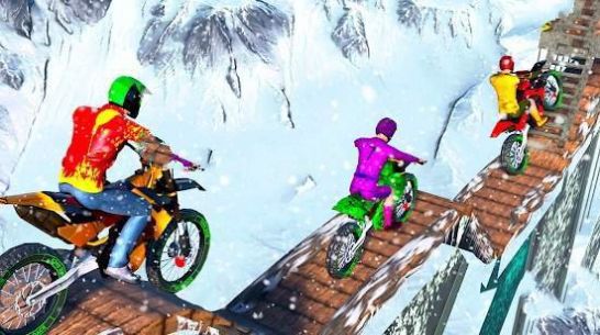 铁杆自行车特技游戏