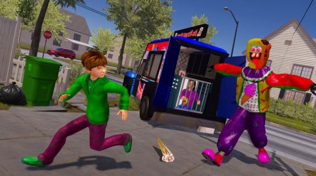 疯狂的冰淇淋小丑