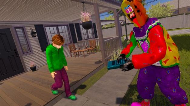 疯狂的冰淇淋小丑