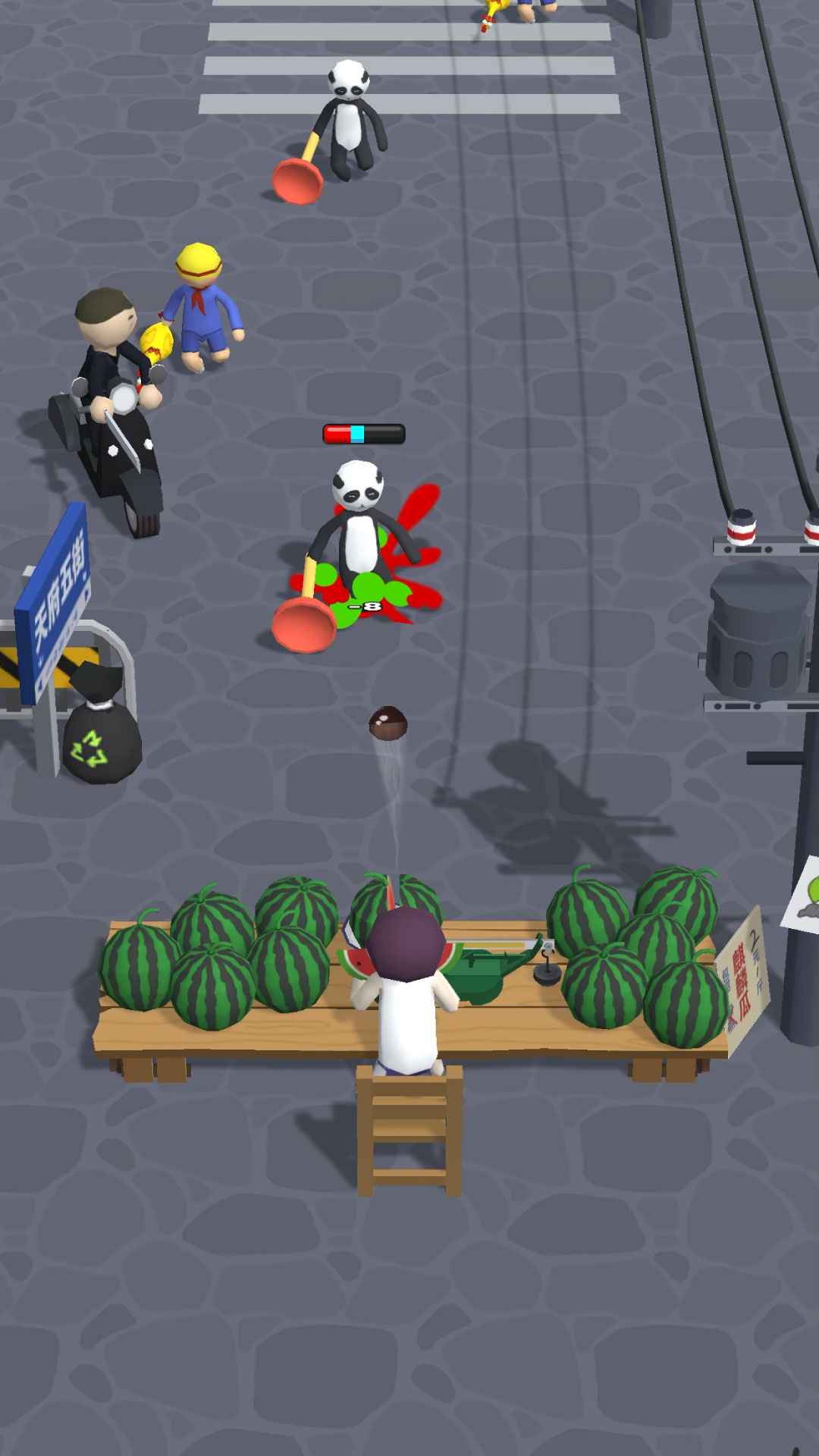 西瓜摊主大战买瓜人 西瓜摊主大战买瓜人