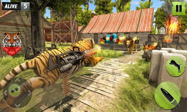 机器剑齿虎大战