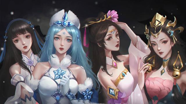 王者荣耀女英雄卸妆的样子