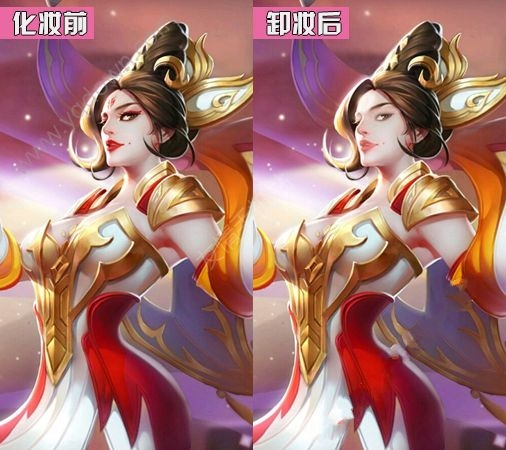 王者荣耀女英雄卸妆的样子安卓版